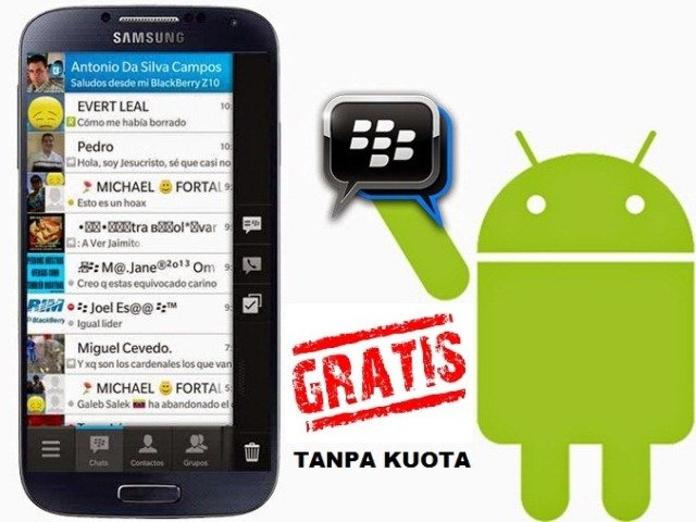 Cara Menggunakan BBM Gratis Tanpa Kuota Selamanya di HP Android