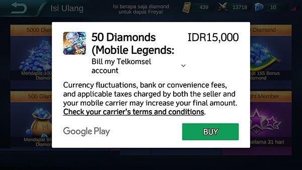 Cara Membeli Diamonds Mobile Legends Murah Pakai Pulsa Terbaru 2018