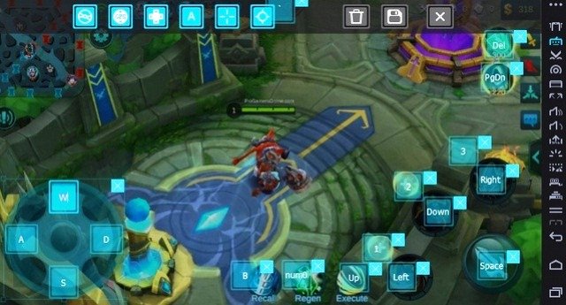 Cara Setting Keyboard Control Mobile Legends Emulator Nox di PC
