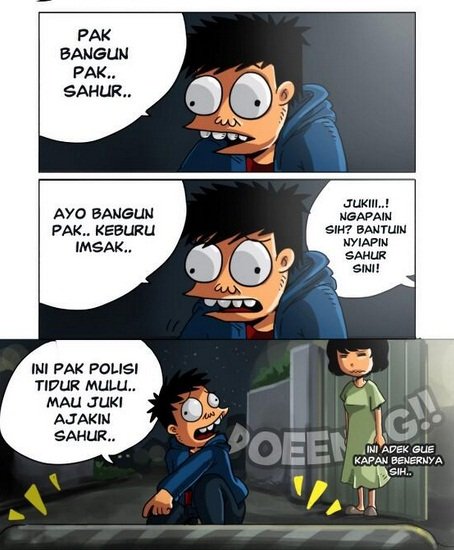 gambar meme lucu bangunin sahur - Gageto.com - Gageto.com - 454 x 550 jpeg 51kB