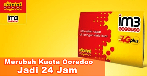 Cara Mengubah Kuota Malam Indosat Menjadi Kuota Utama 24 Jam
