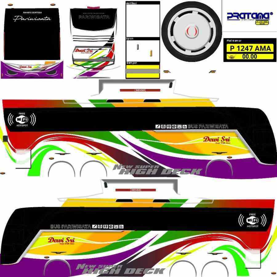 Template Bus Shd Bussid infotiket com